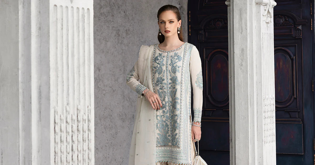 Maria.B. - Embroidered Organza Suit