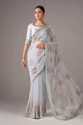 Maria.B. - Embroidered Chiffon Saree