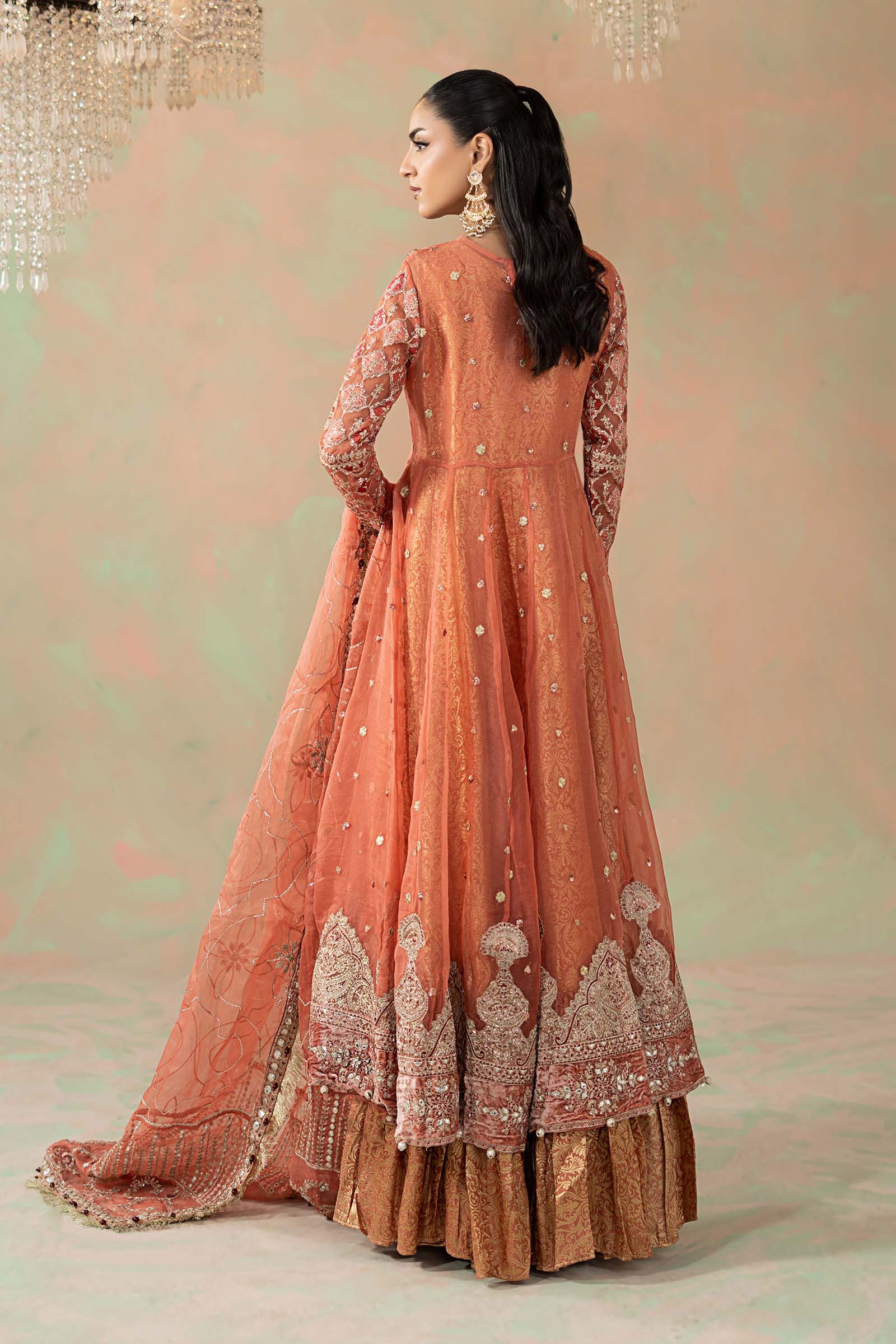 Maria.B. - 3 Piece Embroidered Organza Suit