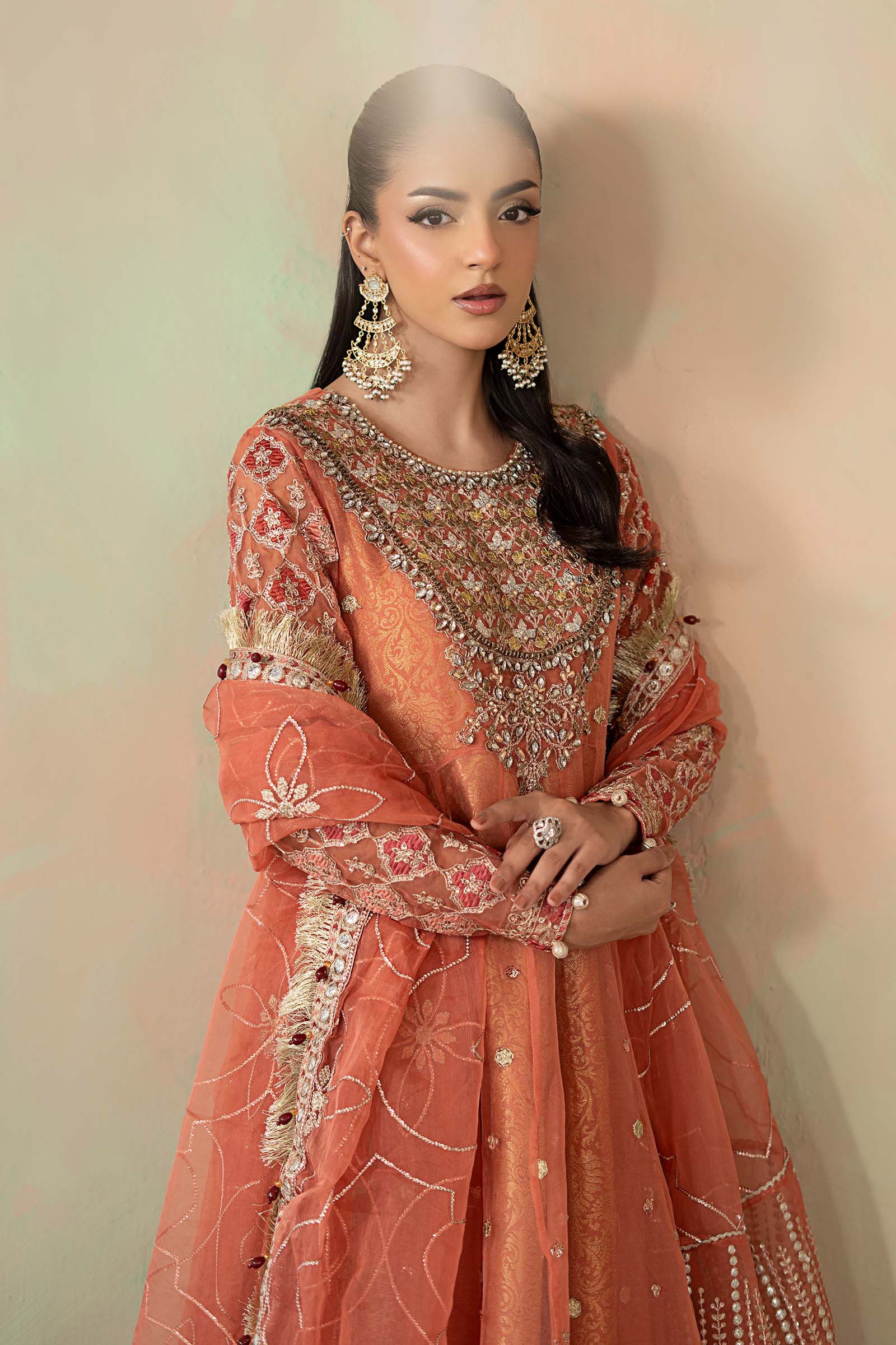 Maria.B. - 3 Piece Embroidered Organza Suit