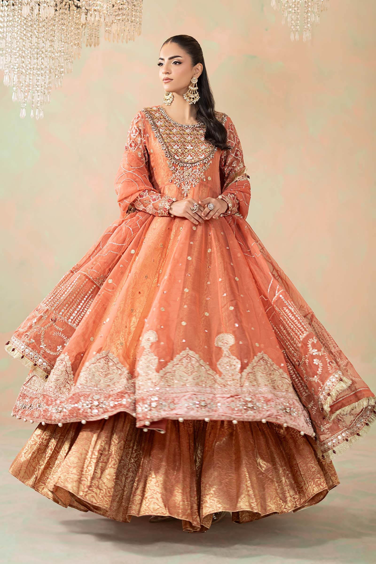 Maria.B. - 3 Piece Embroidered Organza Suit