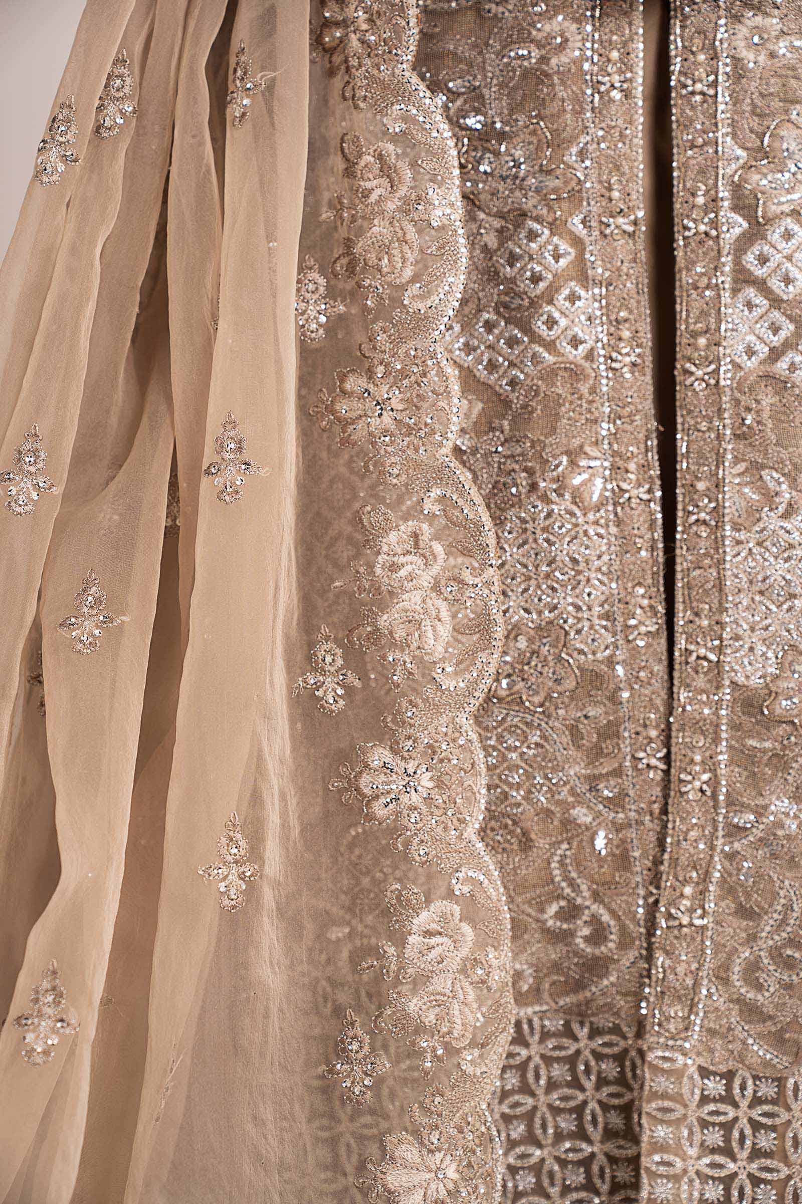Maria.B. - 3 Piece Embroidered Net Suit
