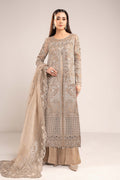 Maria.B. - 3 Piece Embroidered Net Suit