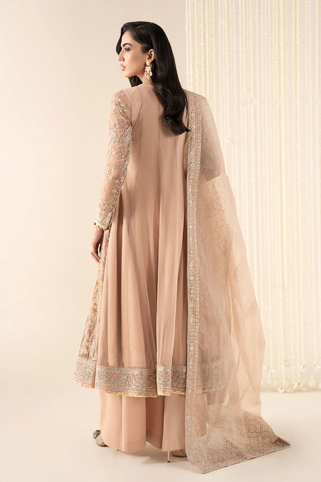 Maria.B. - 3 Piece Embroidered Net Suit