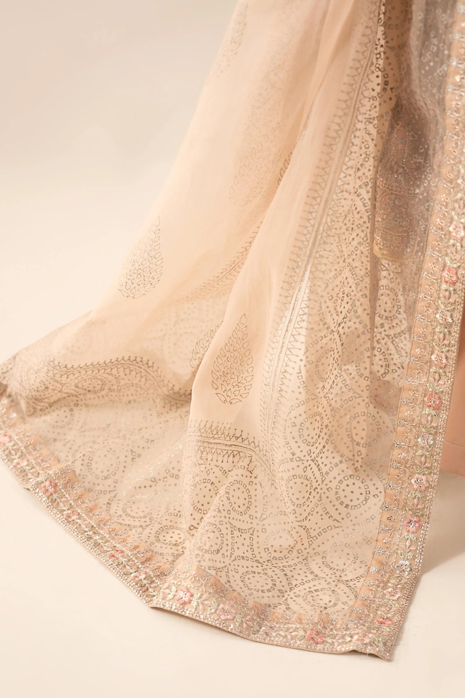 Maria.B. - 3 Piece Embroidered Net Suit