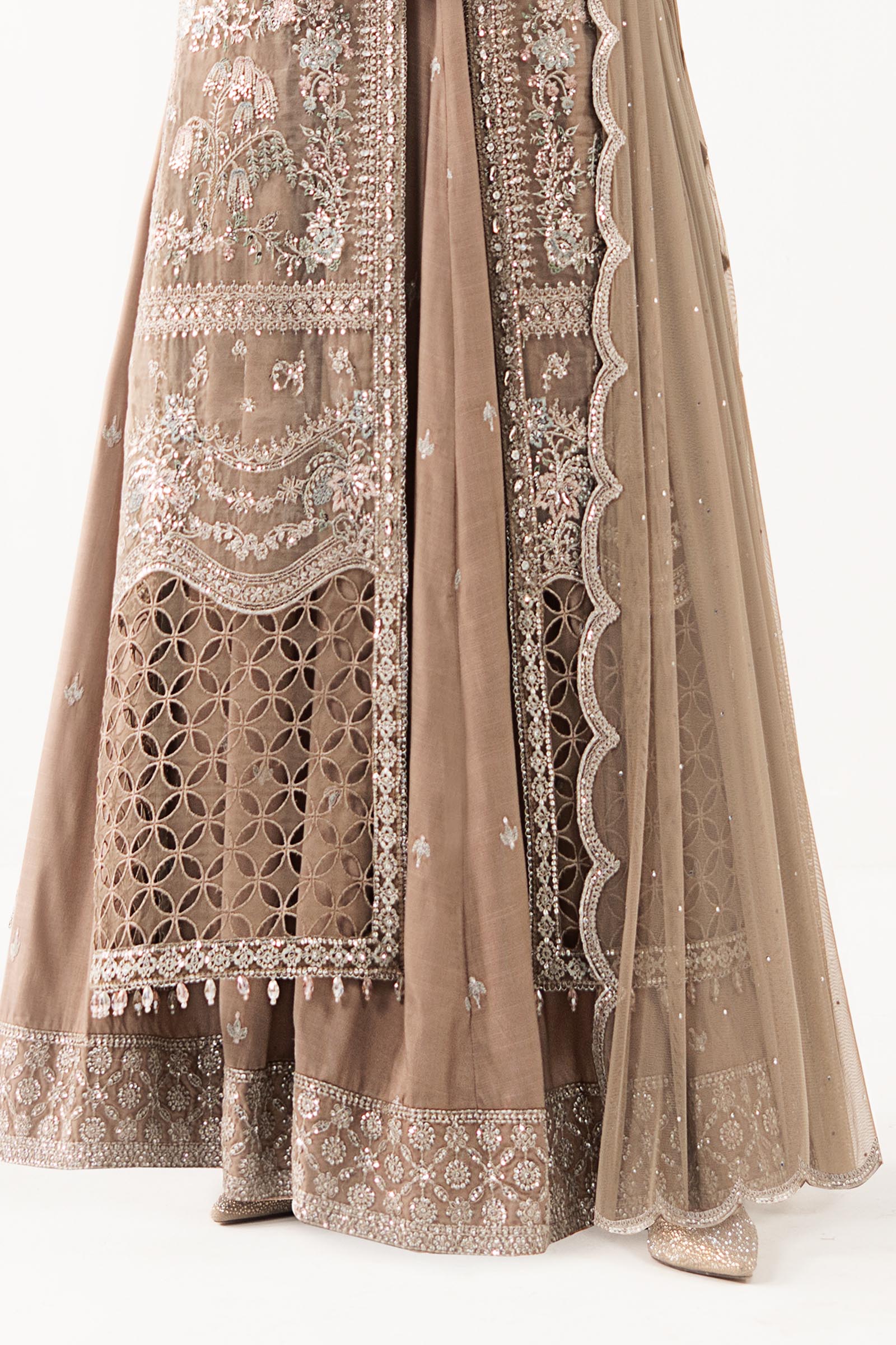 Maria.B. - 3 Piece Embroidered Organza Suit