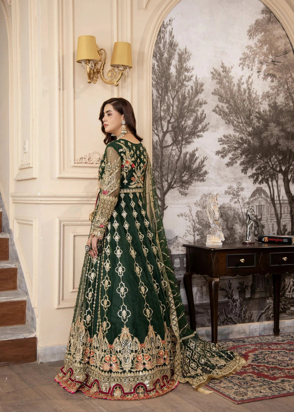 Areesha - Emerald Glow - Mirha Collections