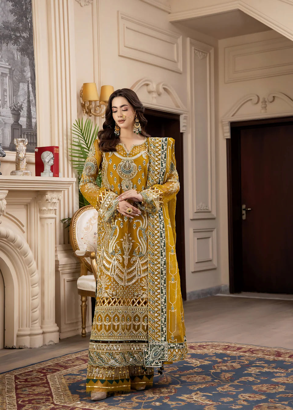 Areesha - Marigold Spark - Mirha Collections
