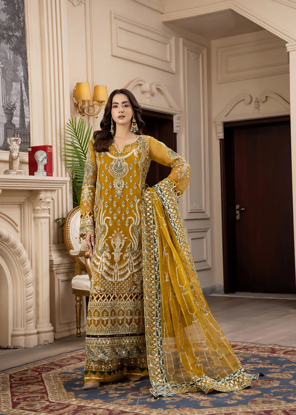 Areesha - Marigold Spark - Mirha Collections