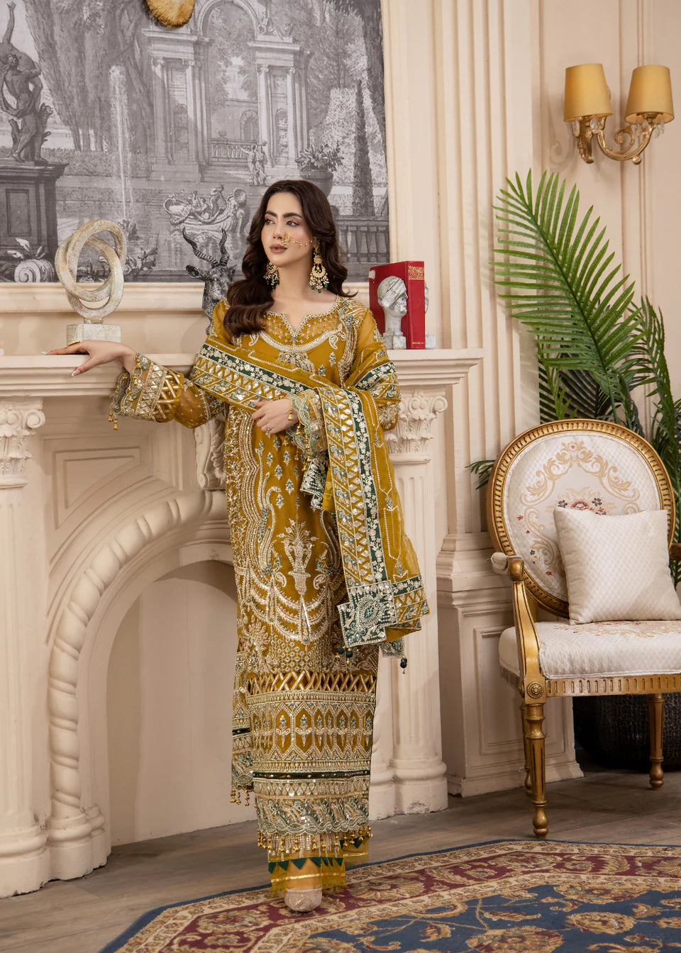 Areesha - Marigold Spark - Mirha Collections