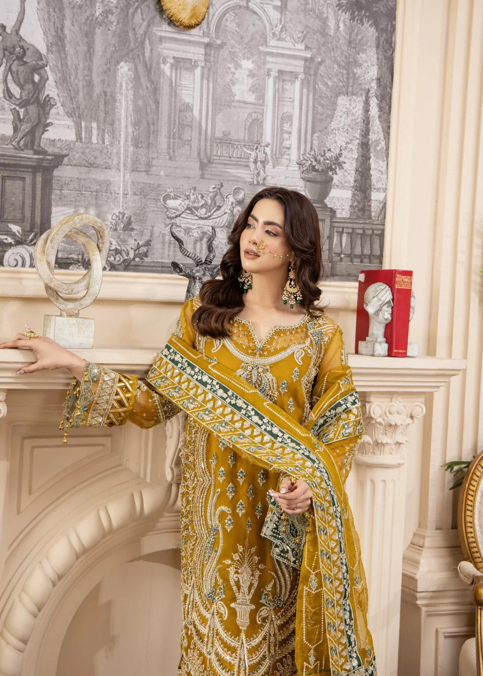 Areesha - Marigold Spark - Mirha Collections
