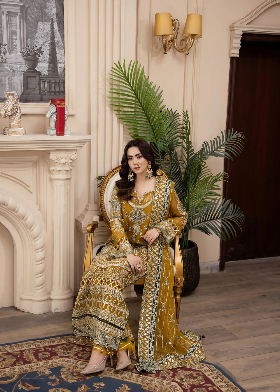 Areesha - Marigold Spark - Mirha Collections