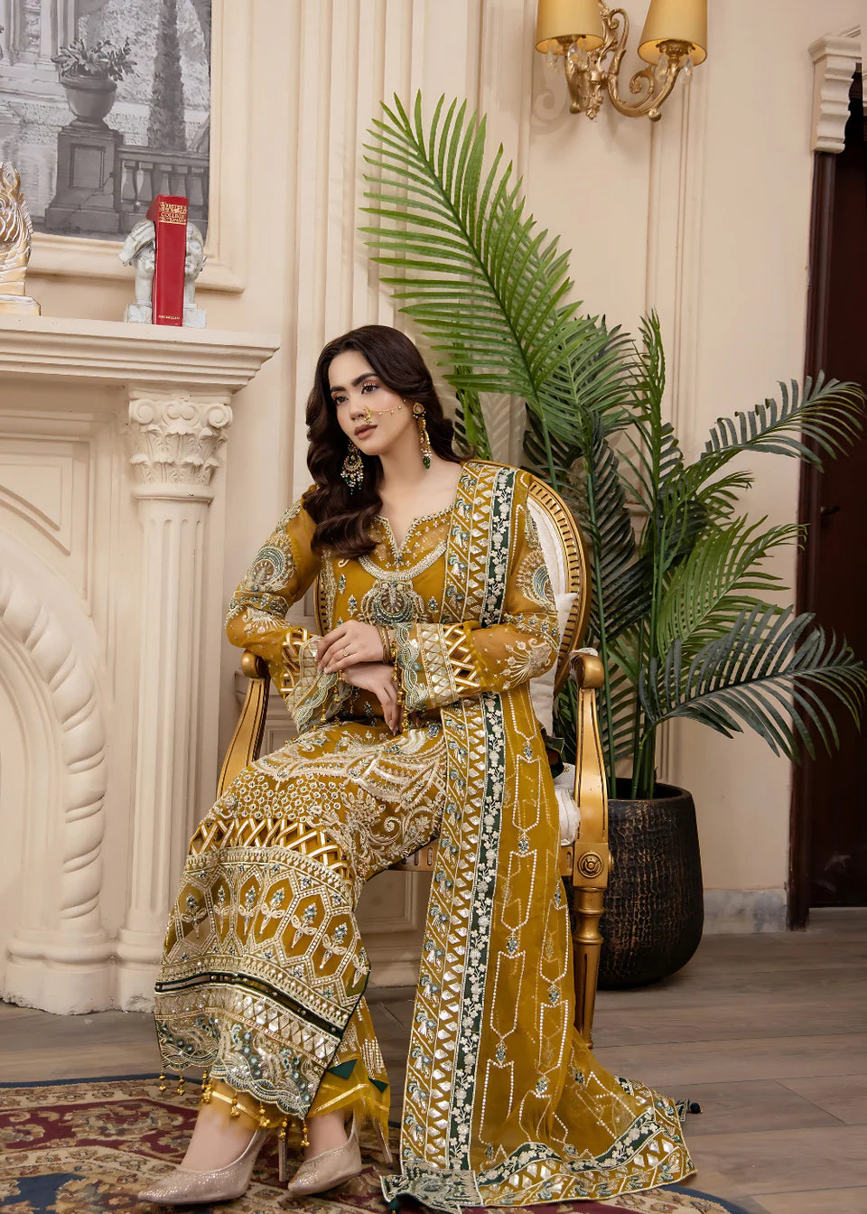 Areesha - Marigold Spark - Mirha Collections
