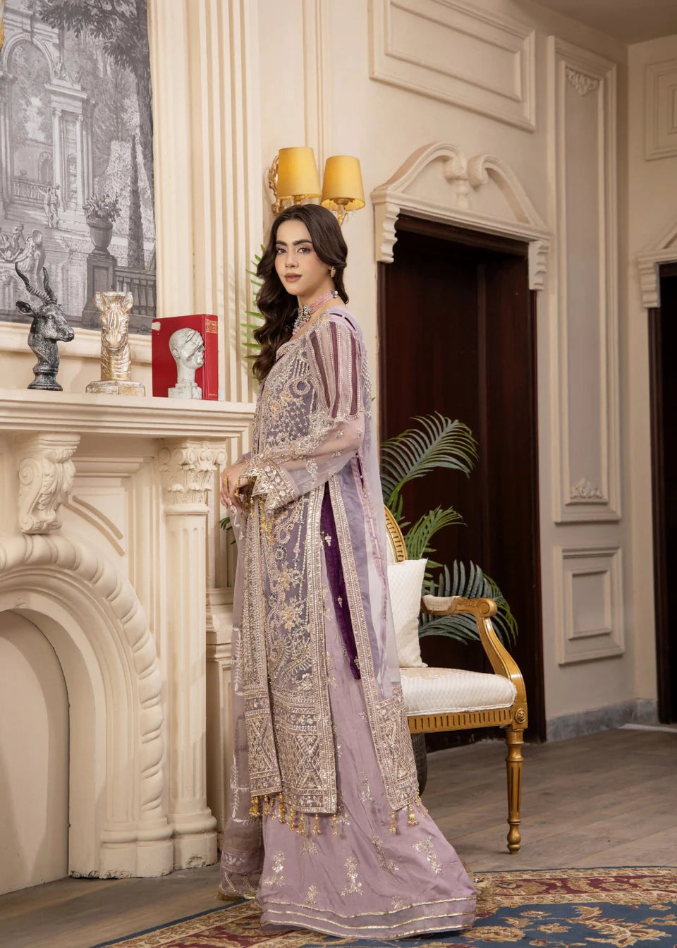 Areesha - Royal Lilac - Mirha Collections