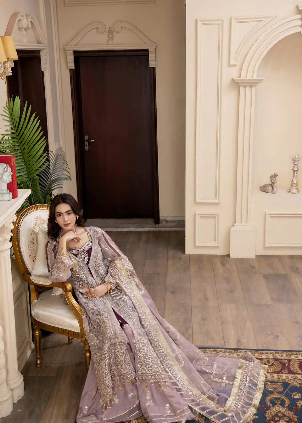 Areesha - Royal Lilac - Mirha Collections
