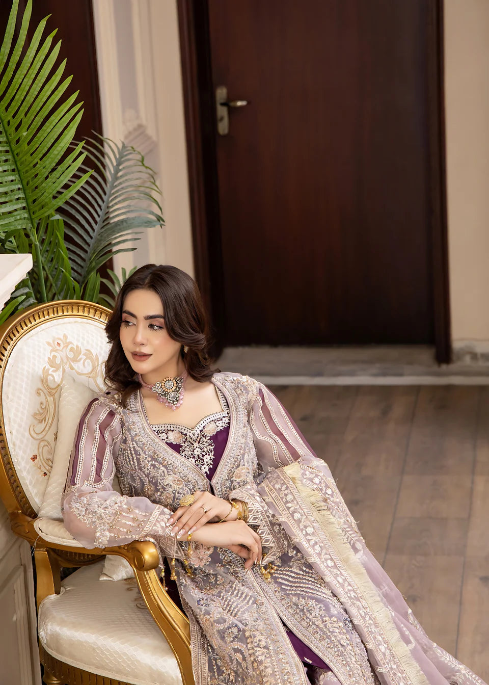 Areesha - Royal Lilac - Mirha Collections