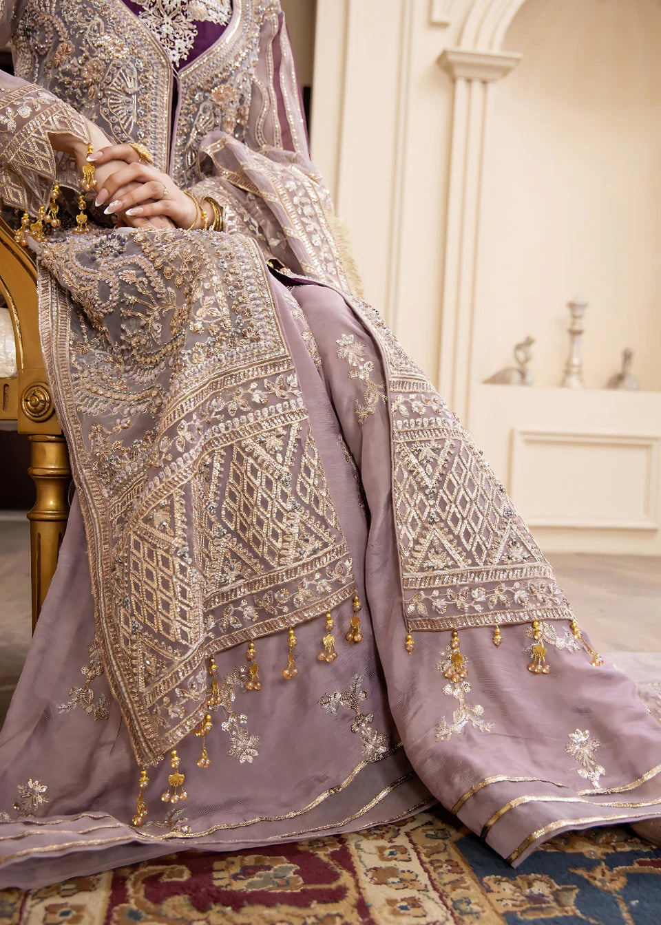 Areesha - Royal Lilac - Mirha Collections