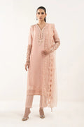 Maria.B. - 3 Piece Embroidered Raw Silk Suit