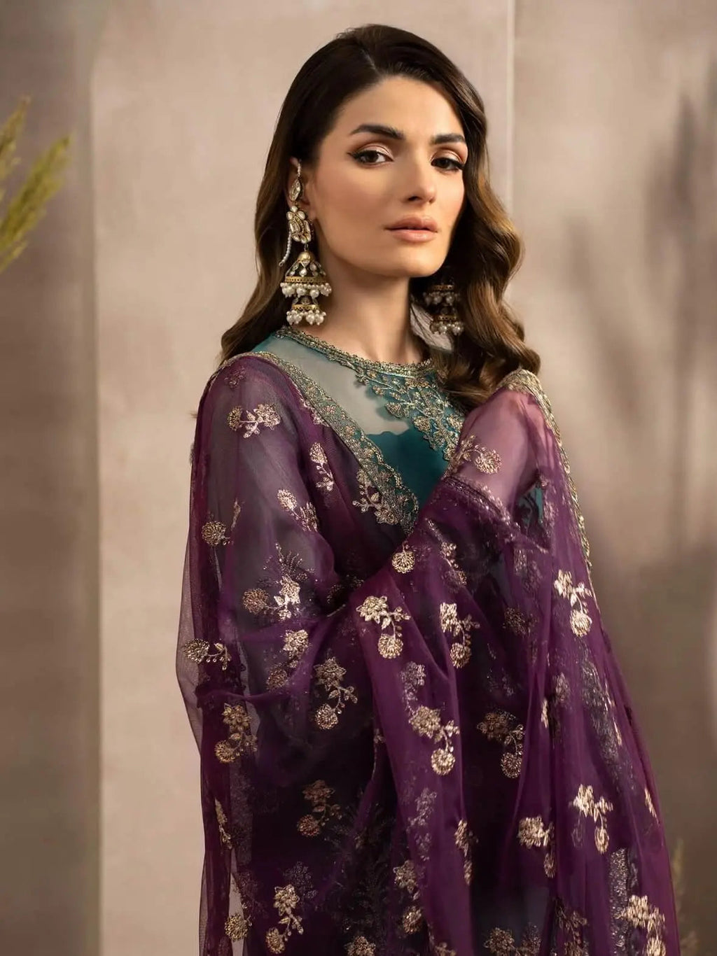 Naqsh by Zarif Festive Formal 3 Piece Suit ZRN-06 ELISE - Mirha Collections