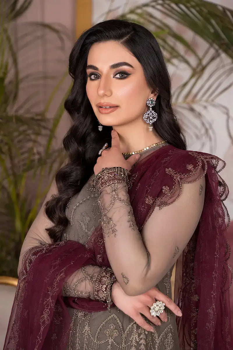 Zarif | Afreen Formals | ZA 10 DOVE - Mirha Collections