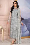 Zarif | Afreen Formals | ZA 02 STEEL Black - Mirha Collections
