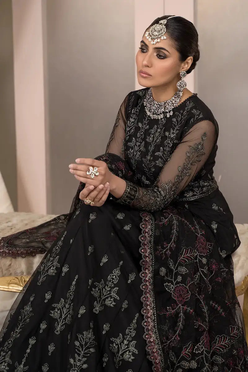Zarif | Afreen Formals | ZA 03 Black AFFAIR - Mirha Collections
