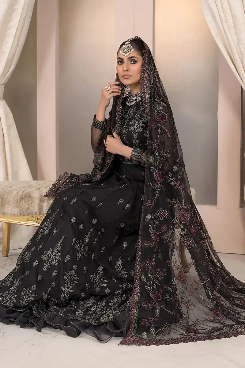 Zarif | Afreen Formals | ZA 03 Black AFFAIR - Mirha Collections