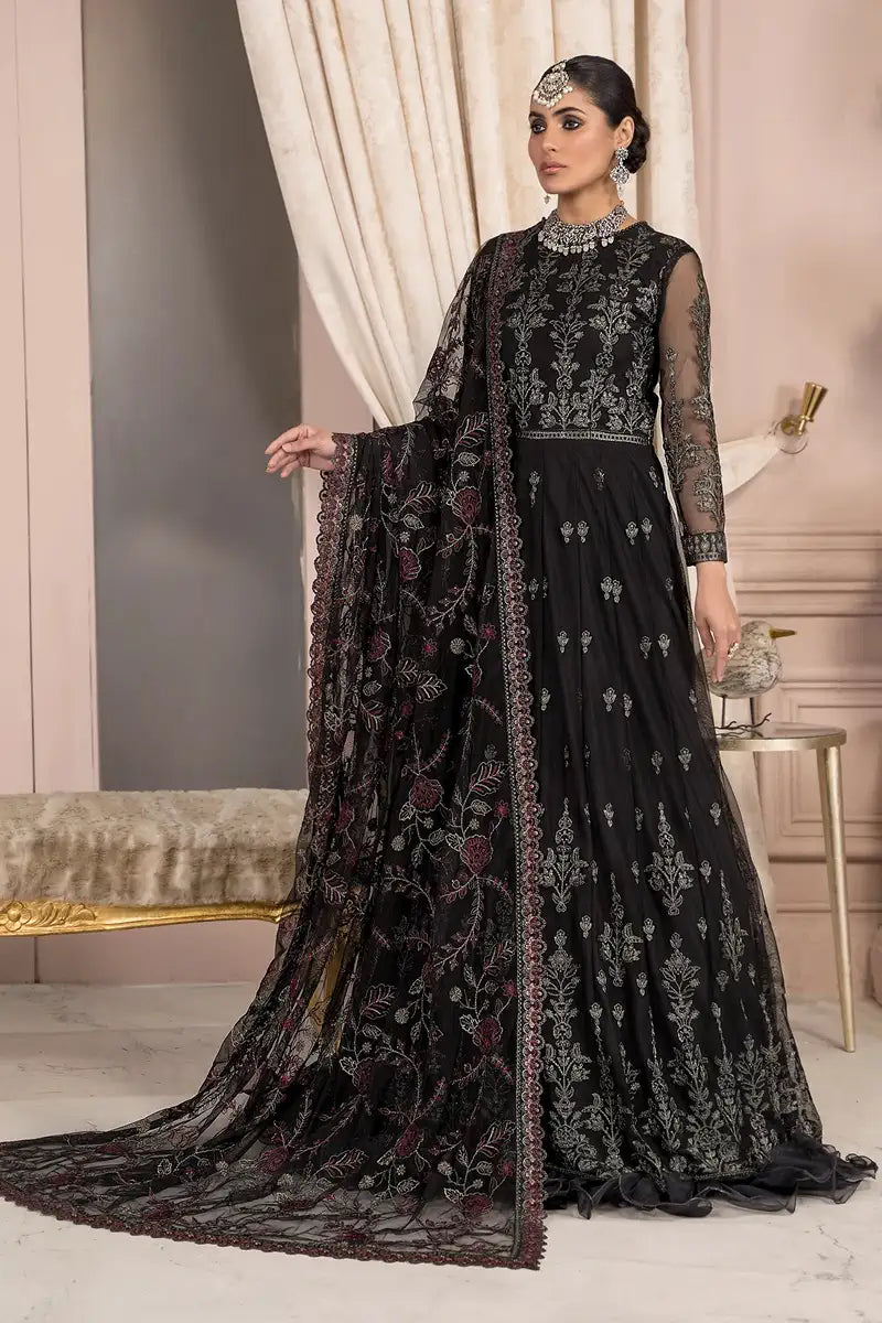 Zarif | Afreen Formals | ZA 03 Black AFFAIR - Mirha Collections
