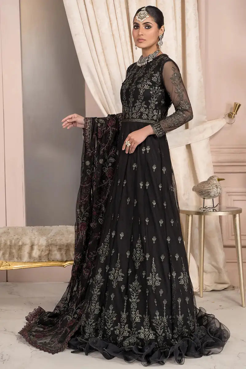 Zarif | Afreen Formals | ZA 03 Black AFFAIR - Mirha Collections