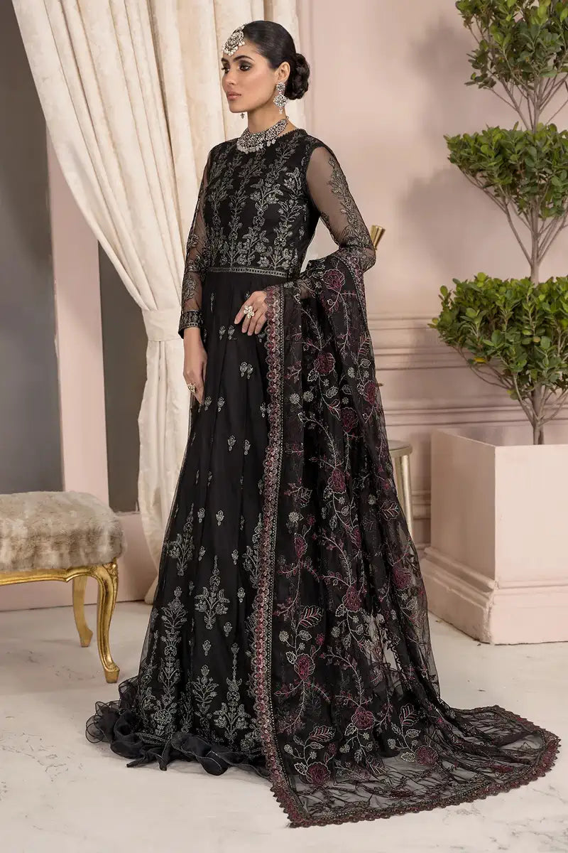 Zarif | Afreen Formals | ZA 03 Black AFFAIR - Mirha Collections