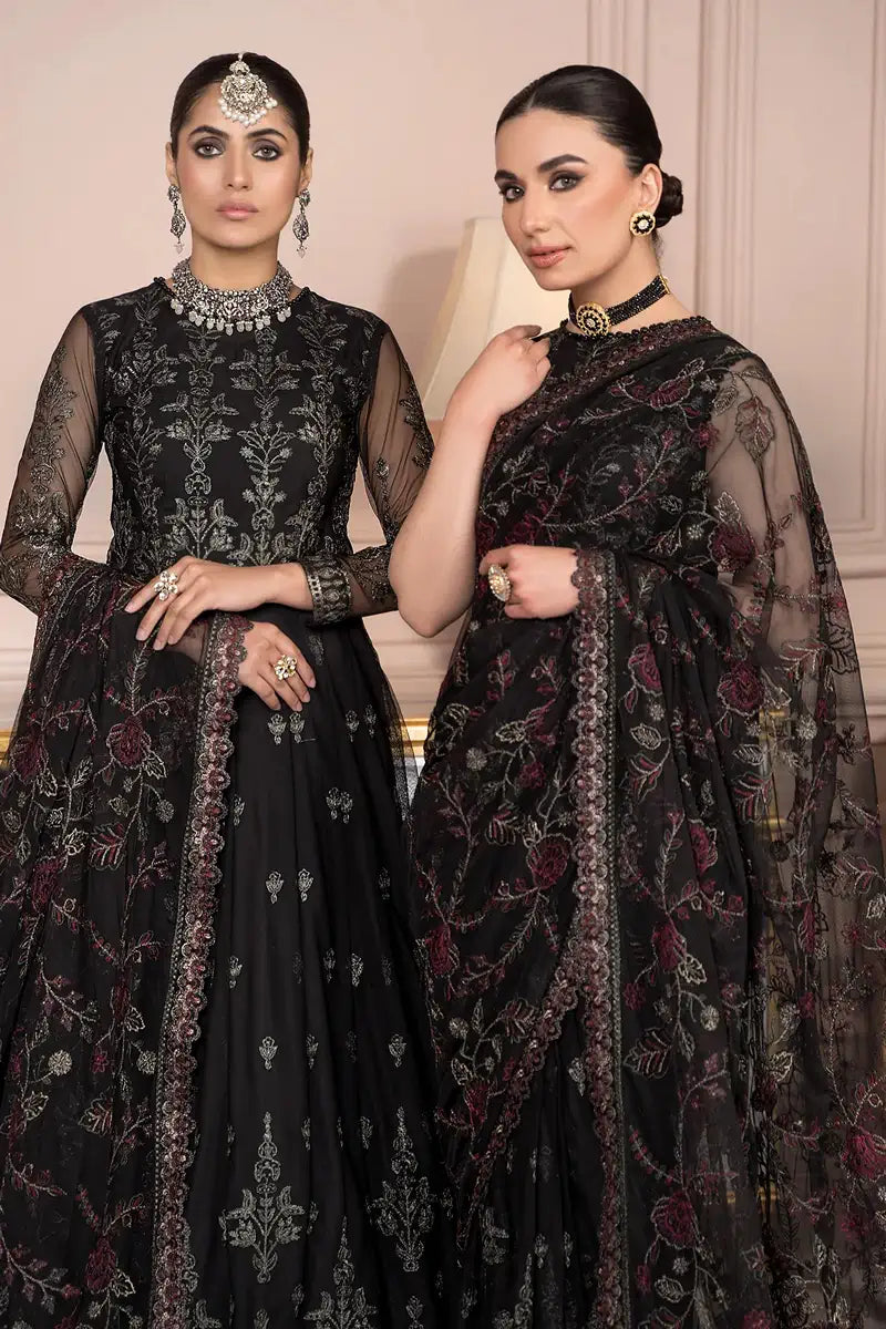 Zarif | Afreen Formals | ZA 03 Black AFFAIR - Mirha Collections