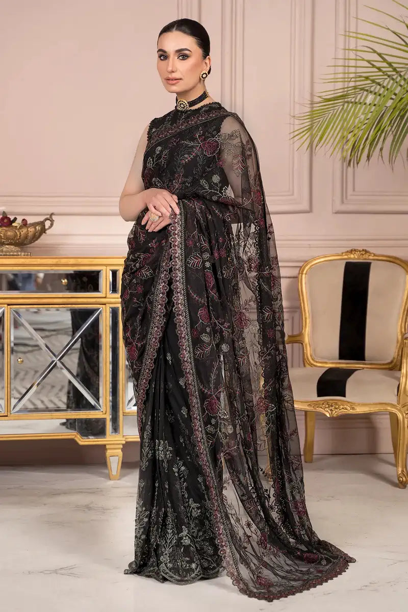 Zarif | Afreen Formals | ZA 03 Black AFFAIR - Mirha Collections