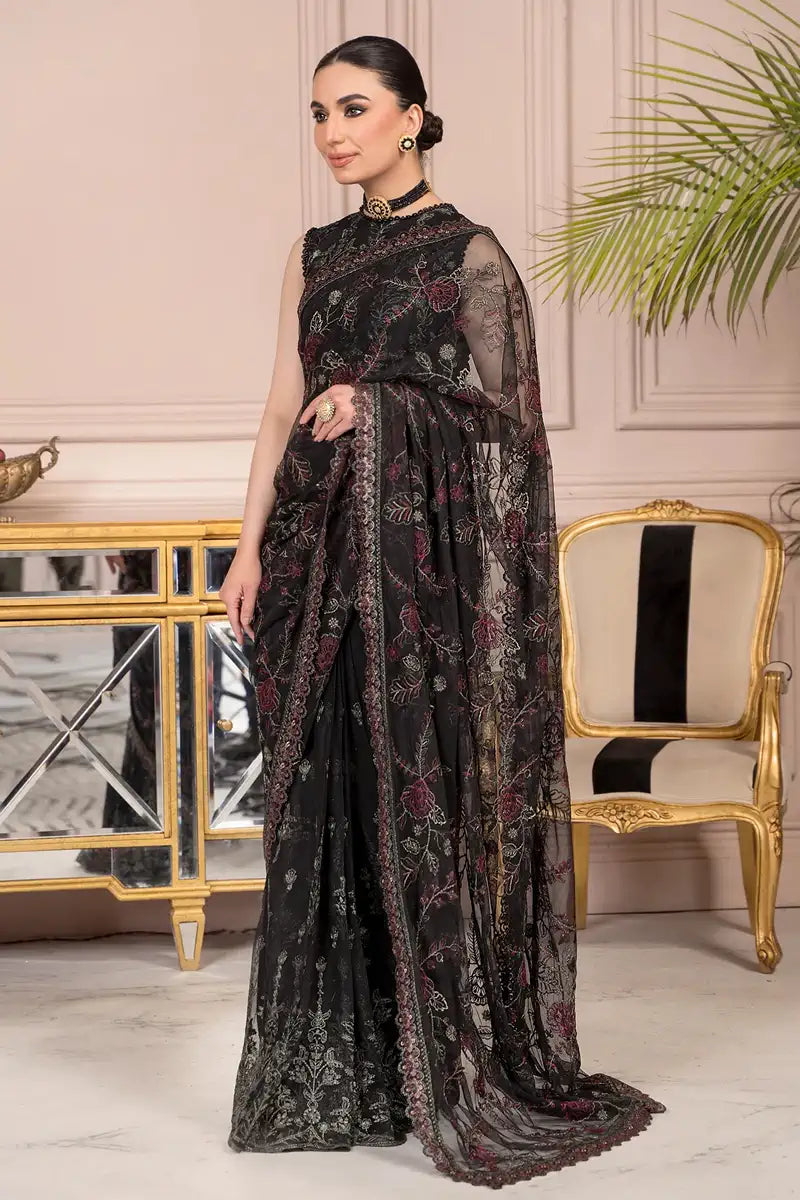 Zarif | Afreen Formals | ZA 03 Black AFFAIR - Mirha Collections