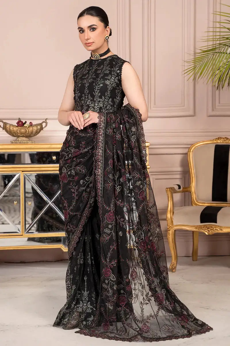 Zarif | Afreen Formals | ZA 03 Black AFFAIR - Mirha Collections