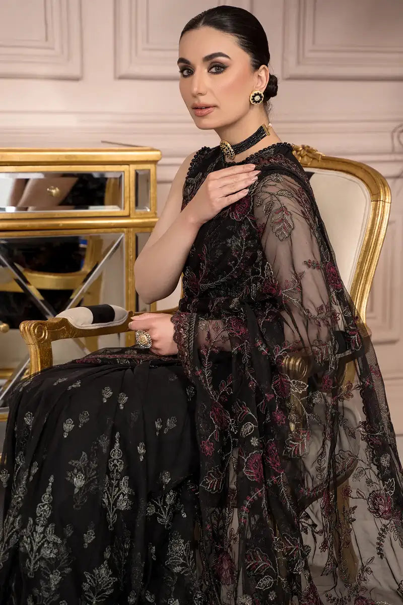 Zarif | Afreen Formals | ZA 03 Black AFFAIR - Mirha Collections