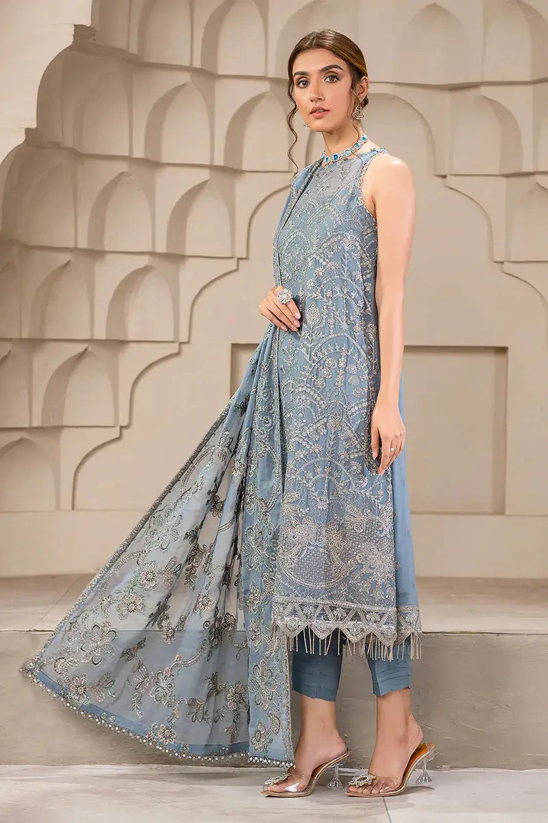 Zarif | Falak Formals | ZF 05 BLUE BELL - Mirha Collections