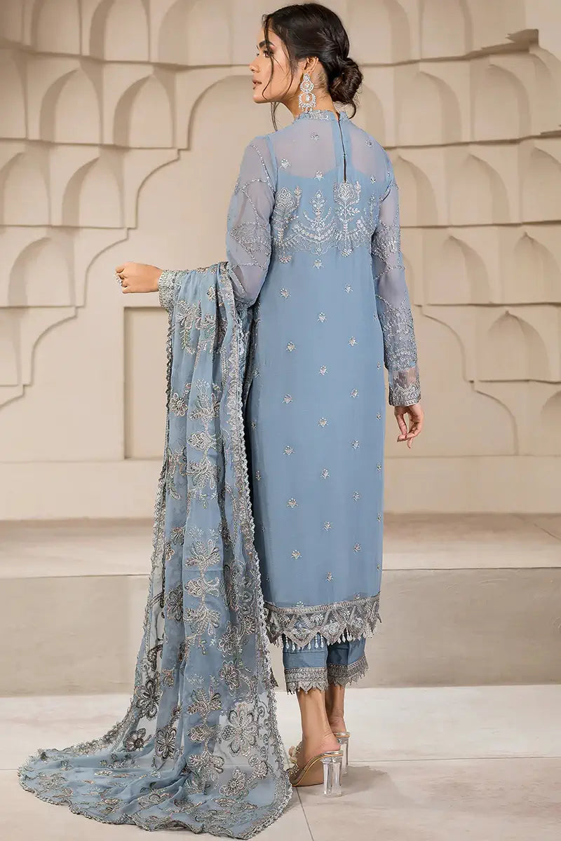 Zarif | Falak Formals | ZF 05 BLUE BELL - Mirha Collections