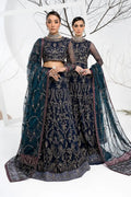 Zarif | LA CELESTE LUXURY Formals | ZLC 01 BLUEBERRY - Mirha Collections