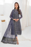 Zarif | LA CELESTE LUXURY Formals | ZLC 08 DUSTY TEAL - Mirha Collections