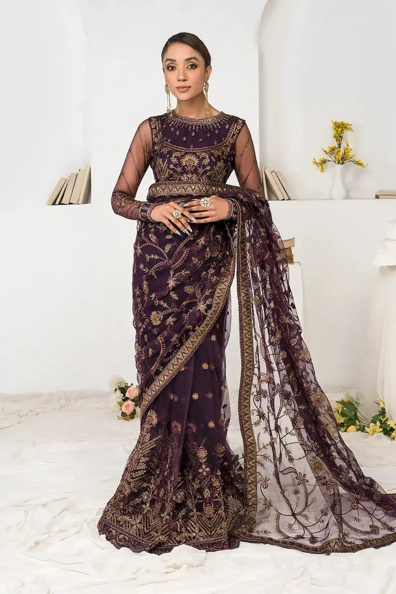 Zarif | LA CELESTE LUXURY Formals | ZLC 06 LAVENDER - Mirha Collections