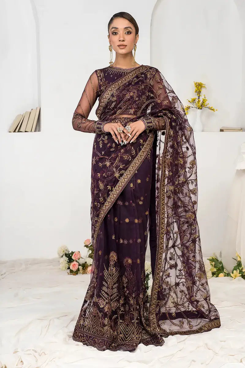 Zarif | LA CELESTE LUXURY Formals | ZLC 06 LAVENDER - Mirha Collections