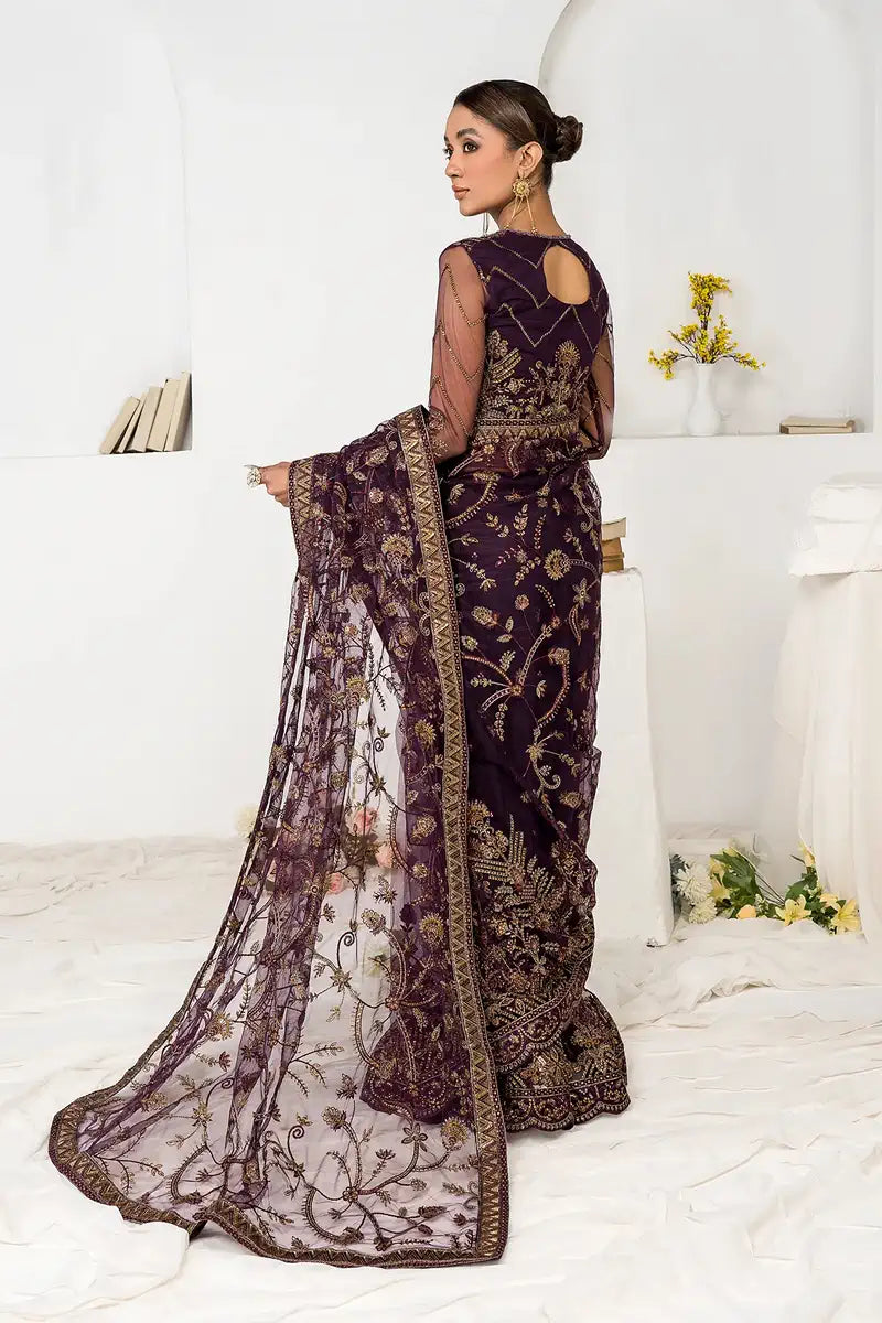 Zarif | LA CELESTE LUXURY Formals | ZLC 06 LAVENDER - Mirha Collections