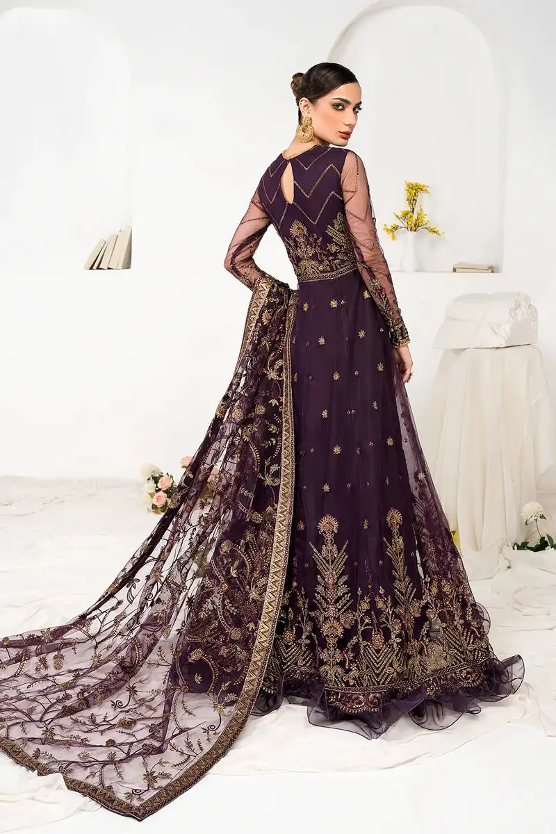 Zarif | LA CELESTE LUXURY Formals | ZLC 06 LAVENDER - Mirha Collections