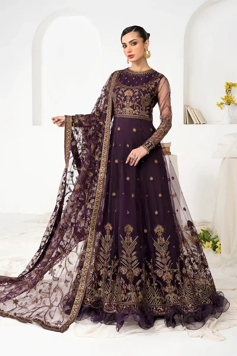 Zarif | LA CELESTE LUXURY Formals | ZLC 06 LAVENDER - Mirha Collections