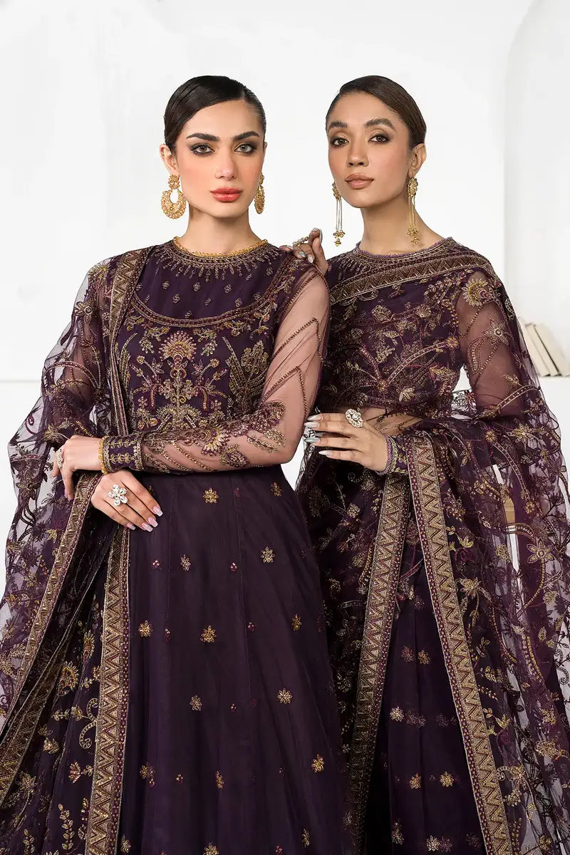 Zarif | LA CELESTE LUXURY Formals | ZLC 06 LAVENDER - Mirha Collections
