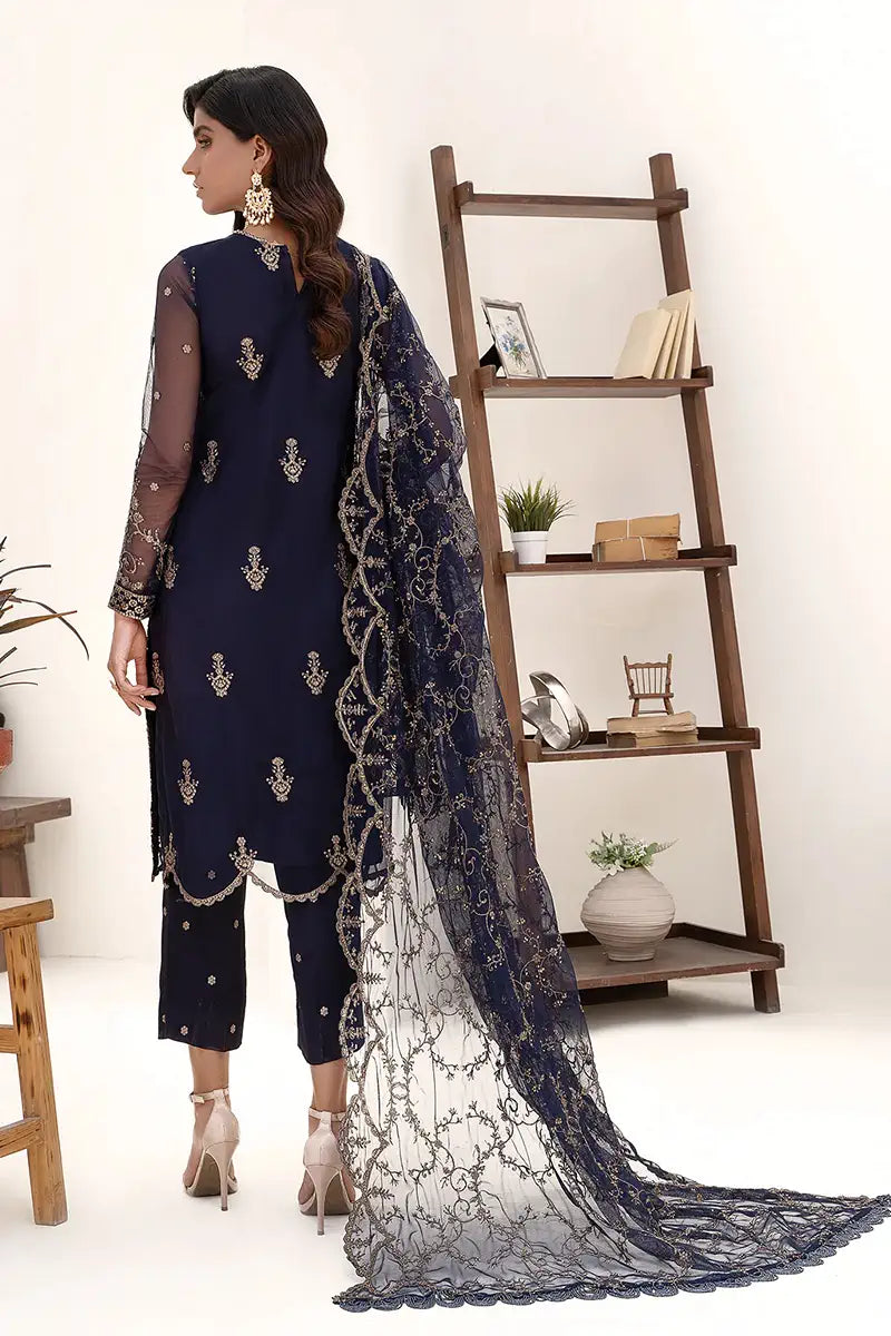 Zarif | Nazneen Formals | ZN 09 DEEP PINE - Mirha Collections