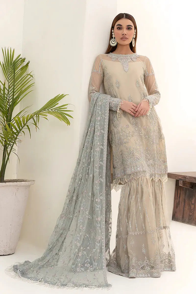 Zarif | Nazneen Formals | ZN 04 MOON LIGHT - Mirha Collections