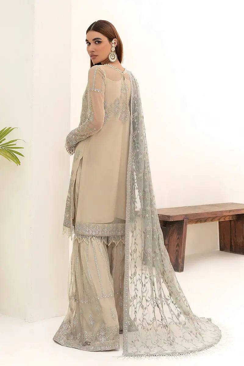 Zarif | Nazneen Formals | ZN 04 MOON LIGHT - Mirha Collections
