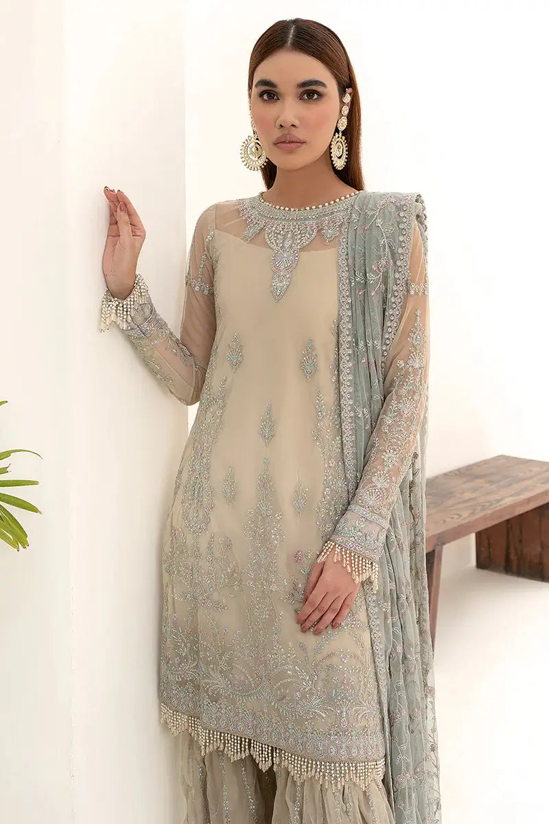 Zarif | Nazneen Formals | ZN 04 MOON LIGHT - Mirha Collections