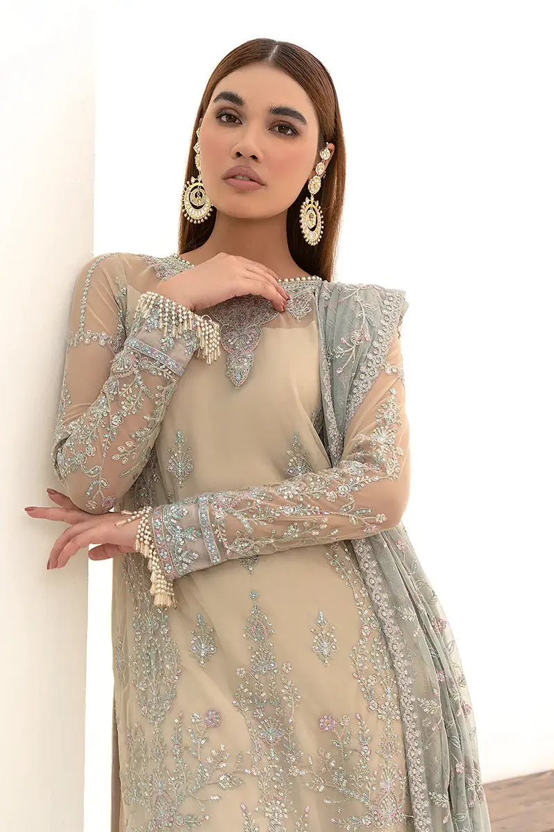 Zarif | Nazneen Formals | ZN 04 MOON LIGHT - Mirha Collections
